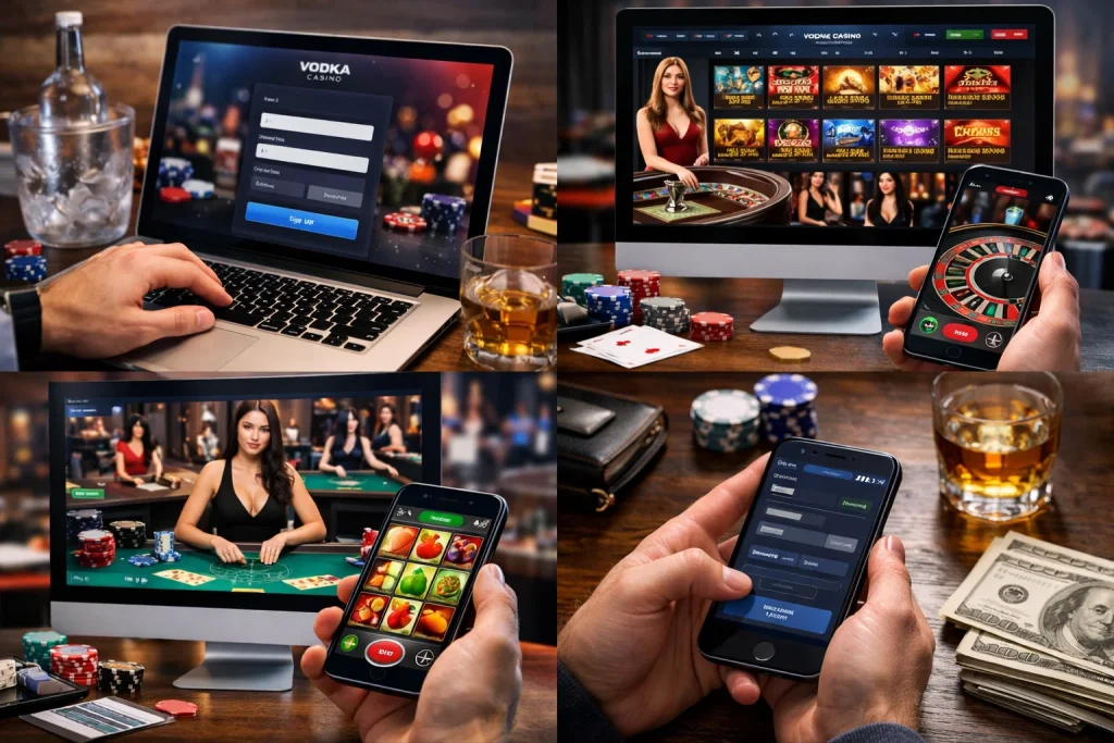 Официальный сайт Vodka Casino